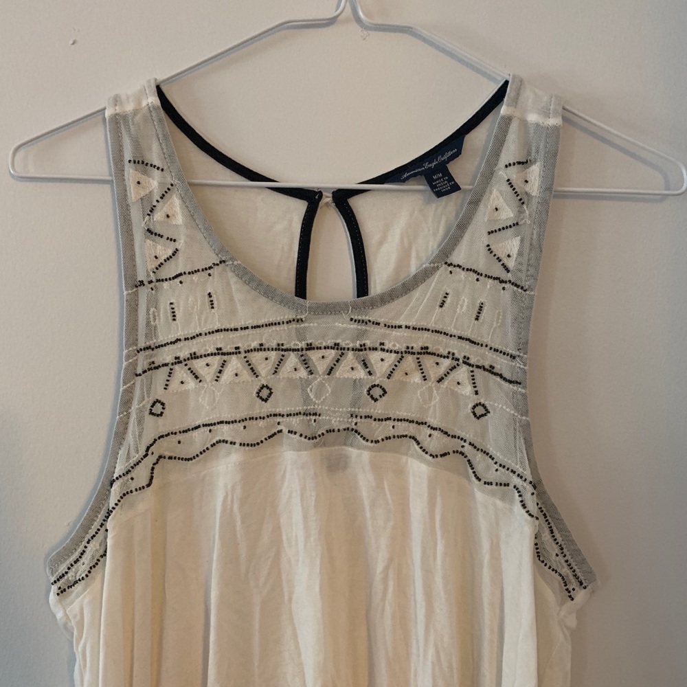 Beaded tank top